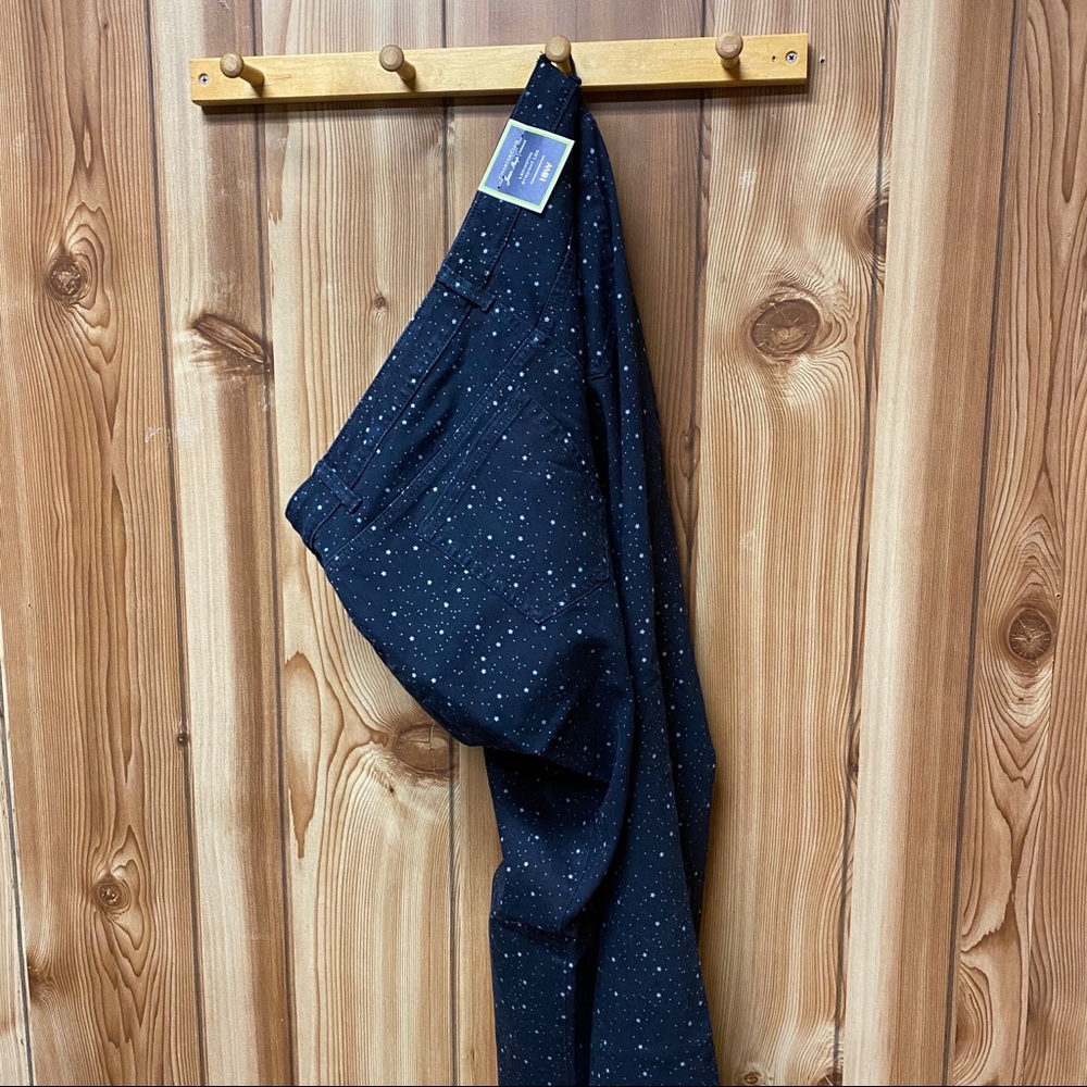 Charter Club jeans with stars print, 18W, NWT